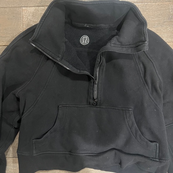 lululemon athletica Tops - lululemon athletica Black Sweatshirt